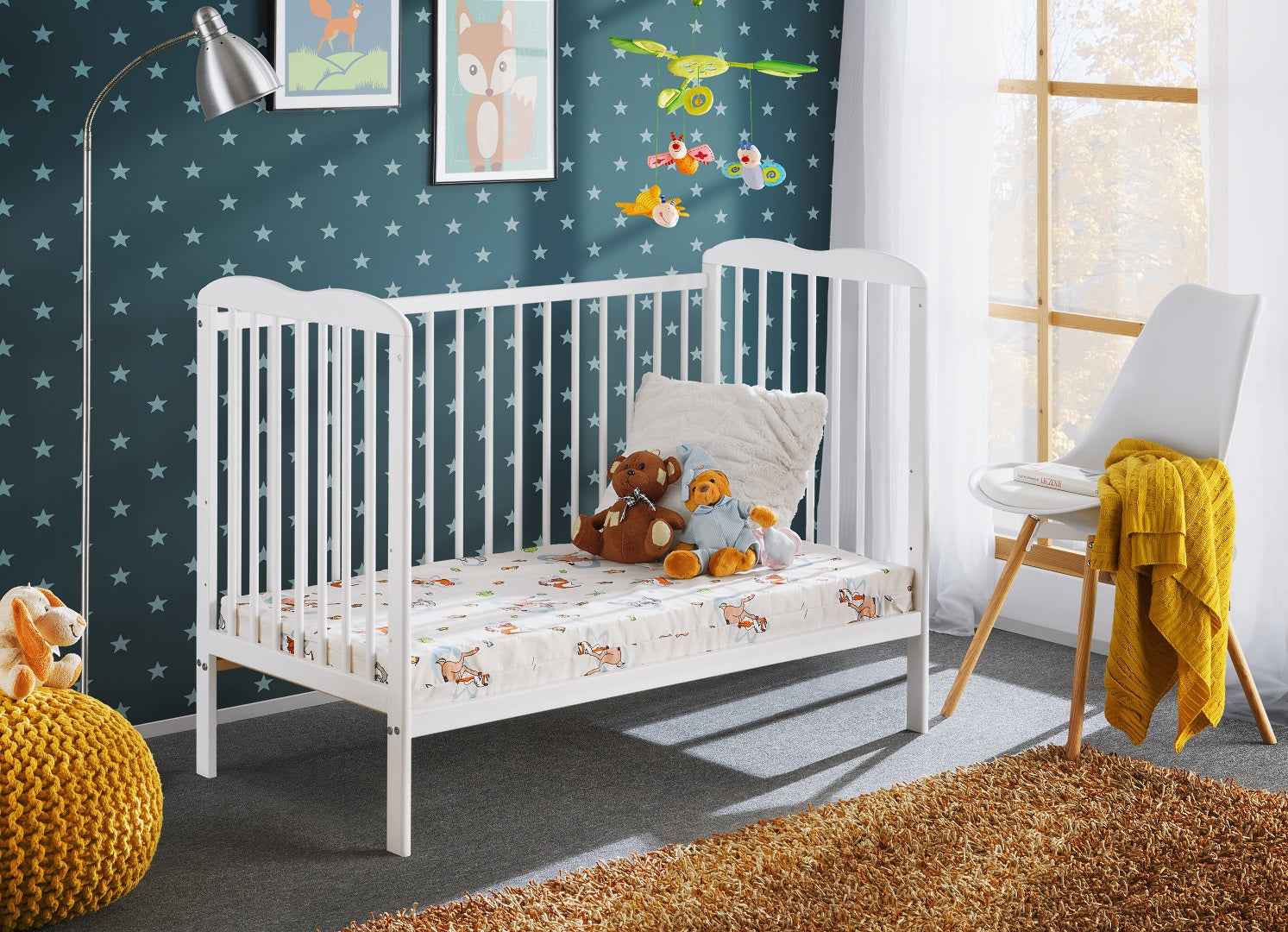 Bambino Aria baby cot detail
