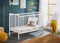 Bambino Baby Cot in matt white