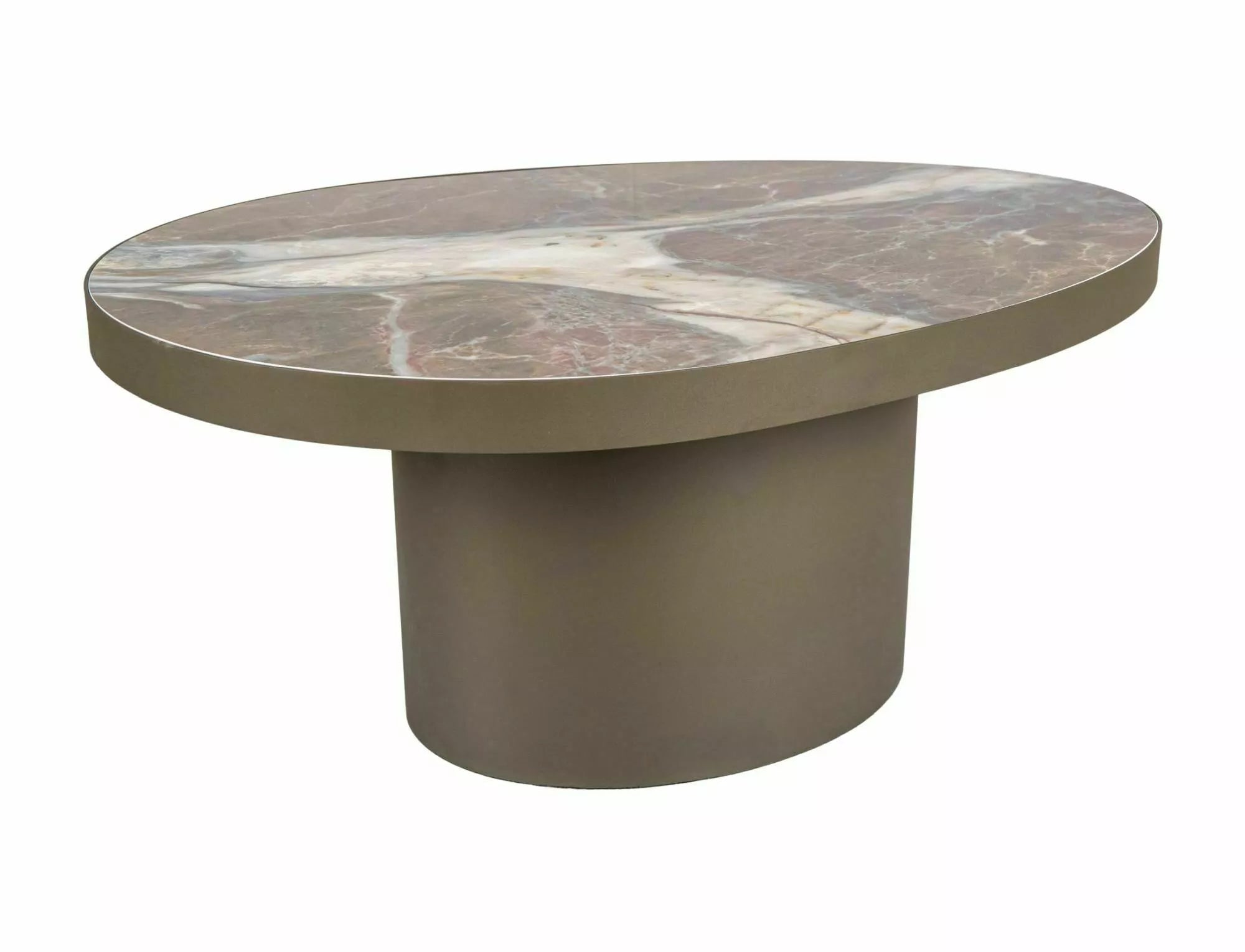 Elara Coffee Table — Ceramic, 98×73