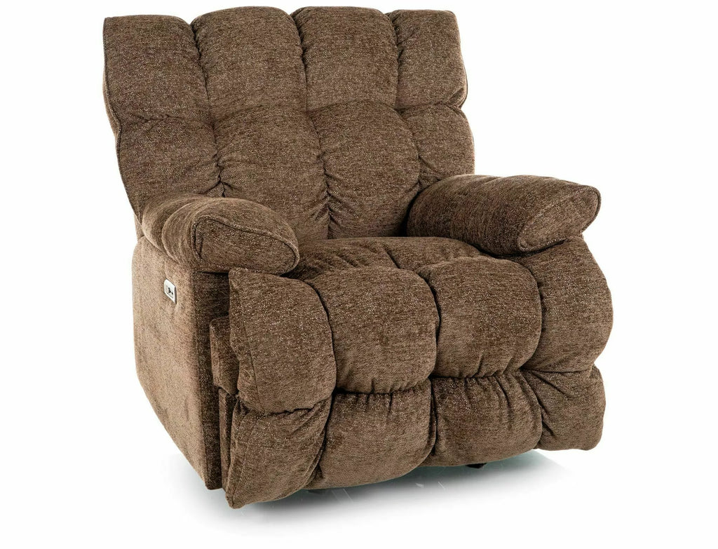 Halo Reclining Relax Armchair — Beige Fabric
