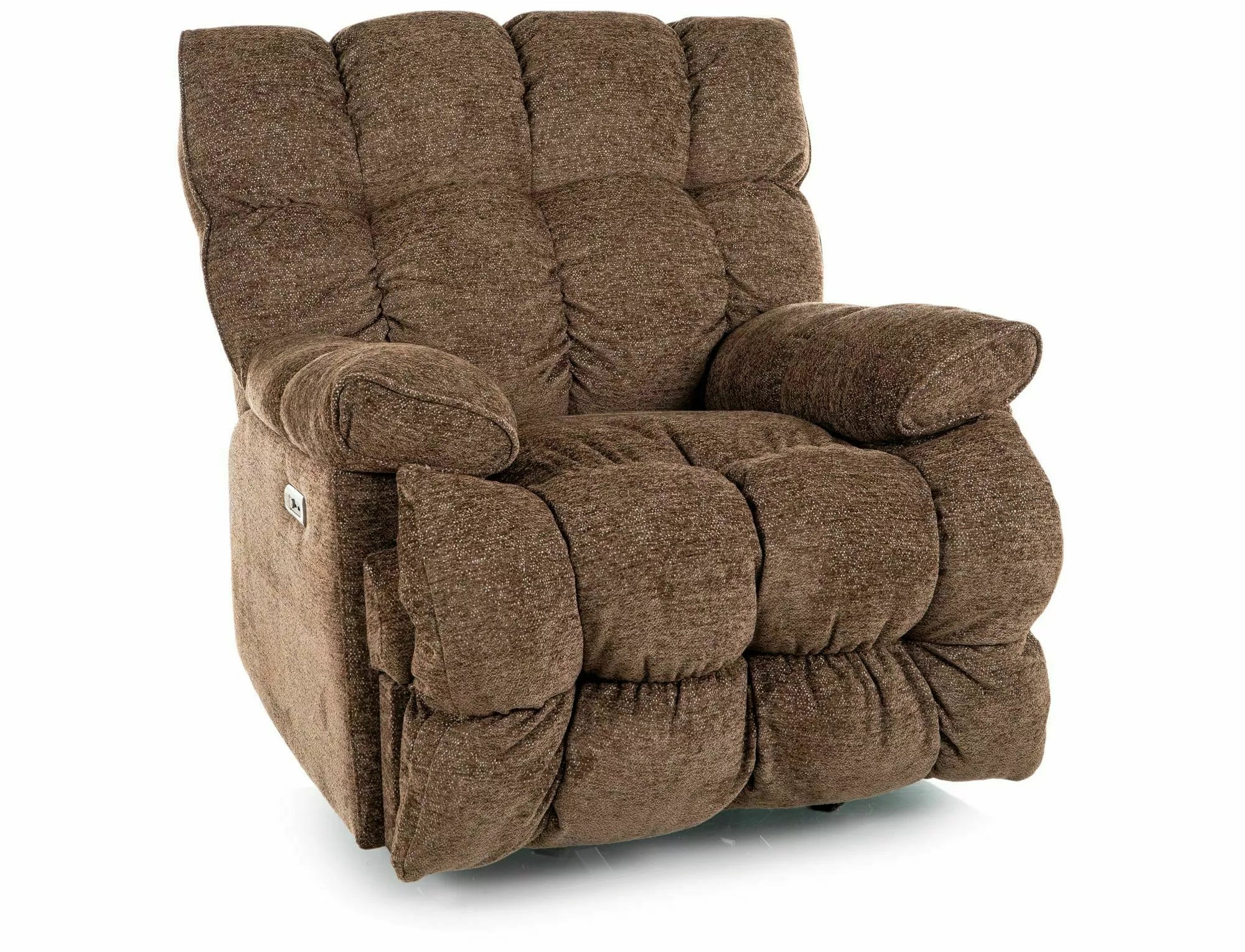 Halo Reclining Relax Armchair — Beige Fabric