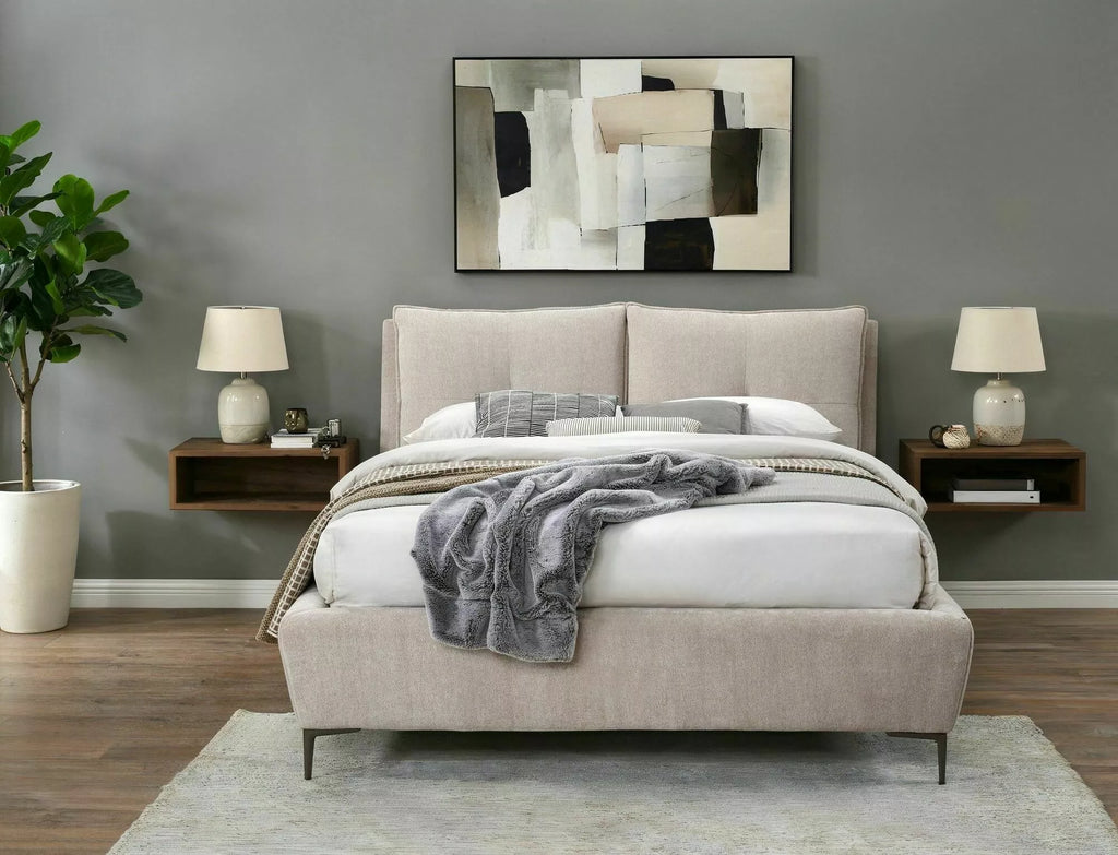 Mira Upholstered Storage Bed — Black, 160×200, Gas-Lift