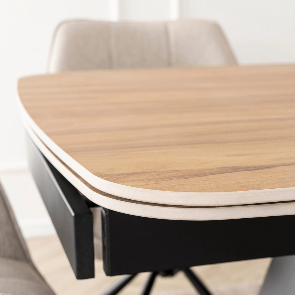 Toscana Extending Dining Table — Oak Ceramic, Seats 6–8