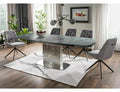 Talia Extending Dining Table — Sea Green Ceramic, Seats 6–10