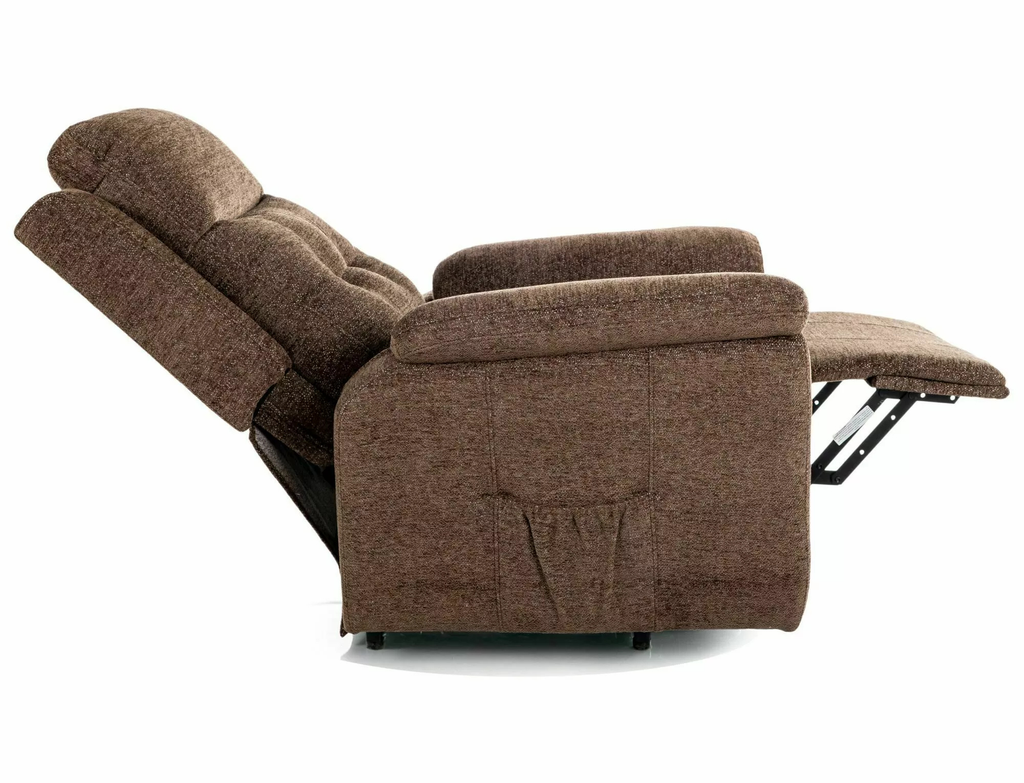 Vesta Reclining Relax Armchair — Beige Fabric